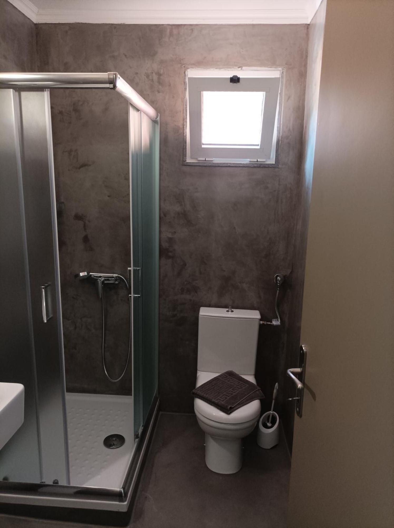 Kleanthis Blue Apartment Nea Vrasna Bagian luar foto